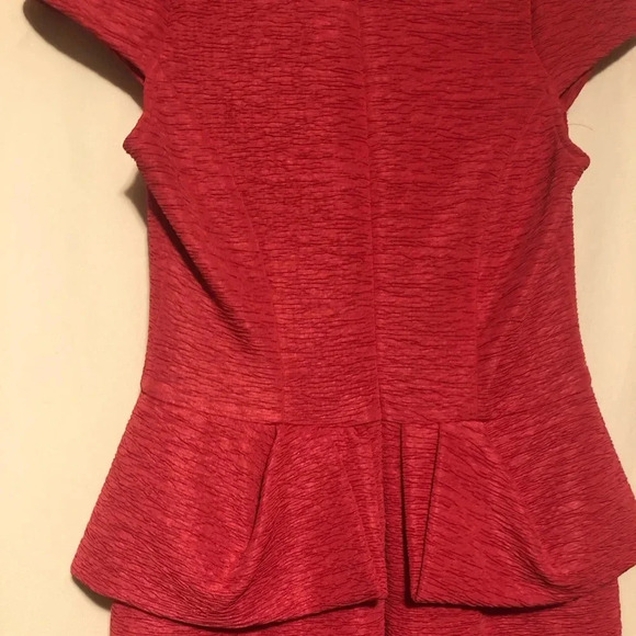 Yoana Baraschi Anthropology Fitted Mini Dress with Peplum at Hips - Picture 3 of 4